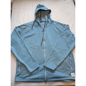 Peter Millar Men’s Blue XL Full-Zip Hoodie